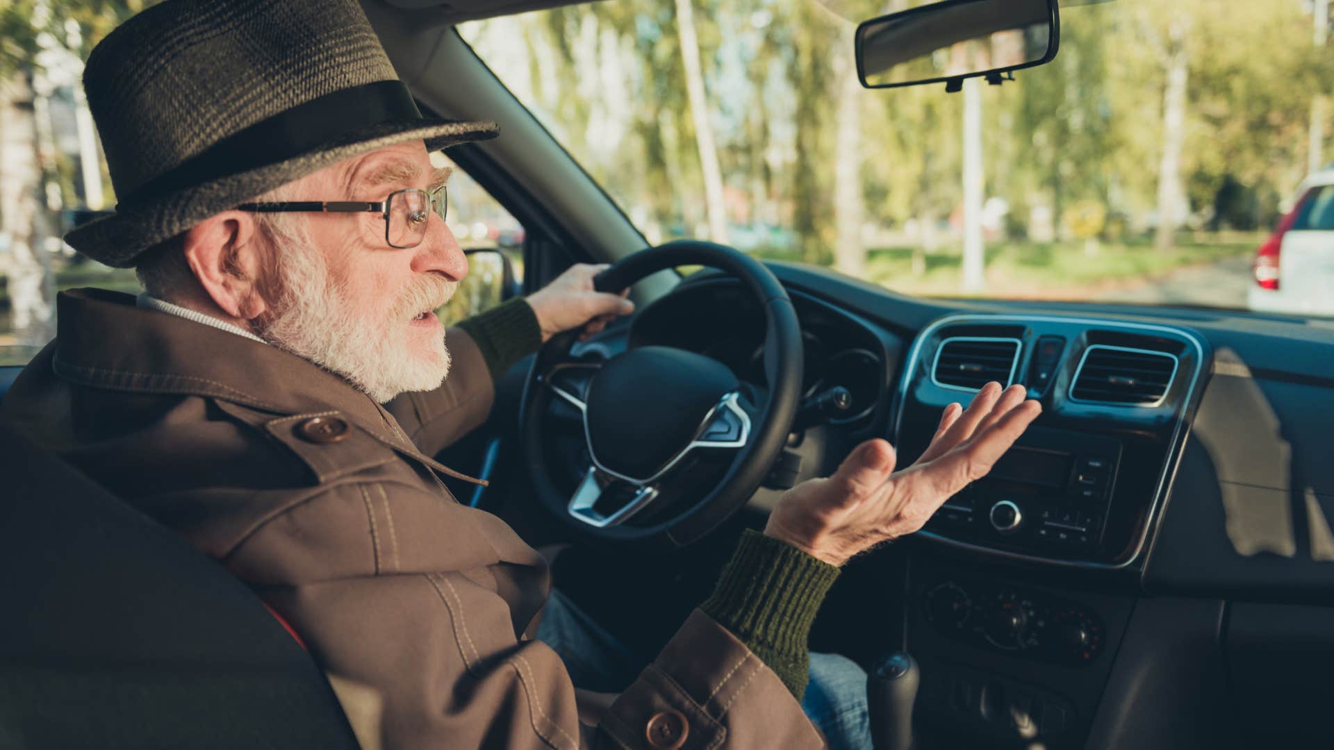 a boomer grandpa goes on about not needing gps to get where he is going