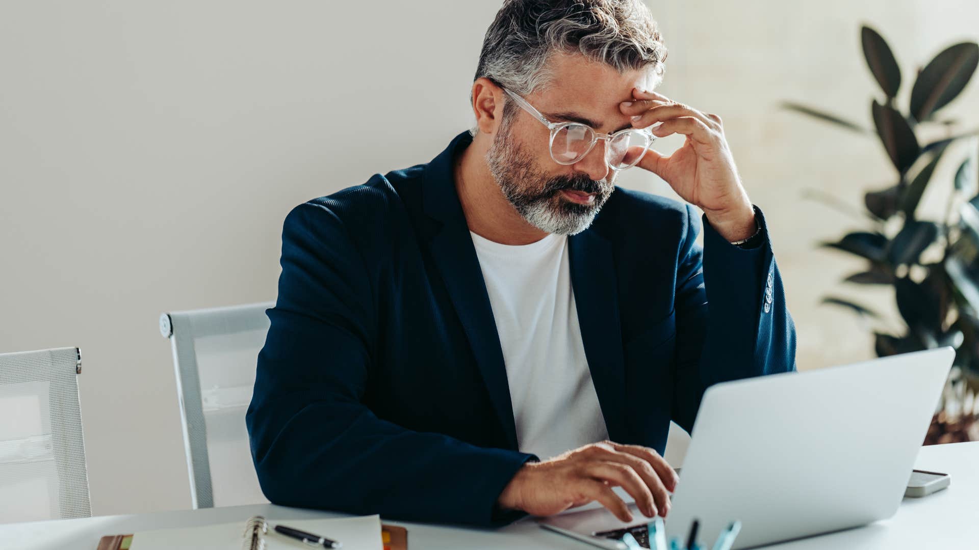 man being rushed to make decision