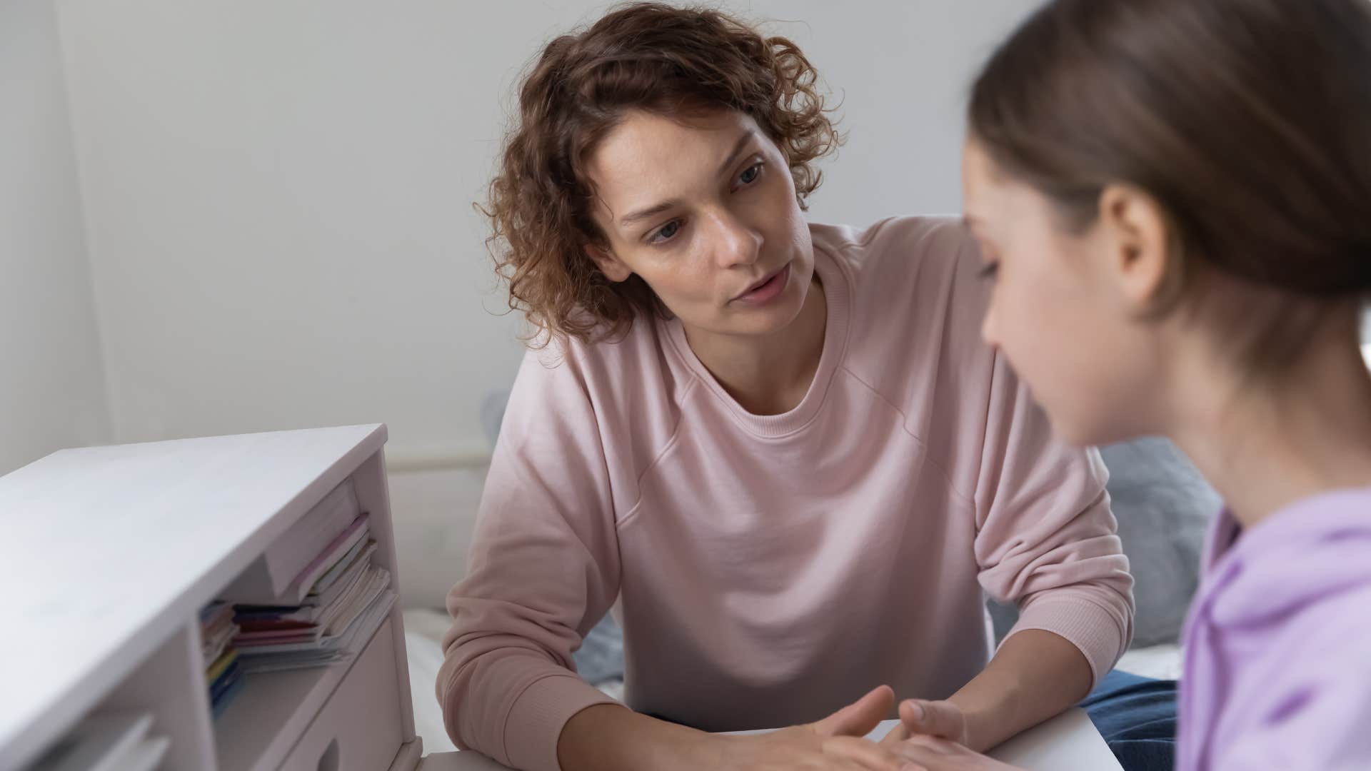 mom talking to her entitled daughter who doesn't understand the value of a dollar