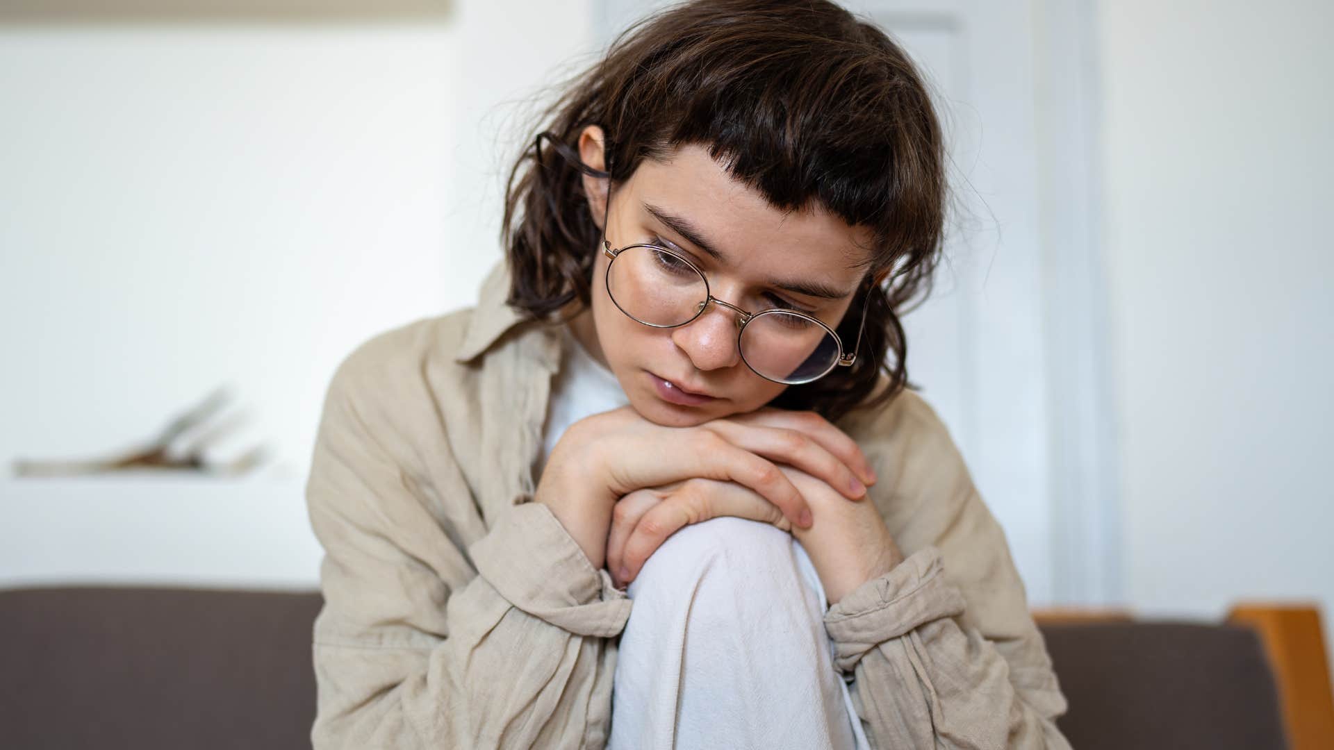 teenager with a weak work ethic looking sad