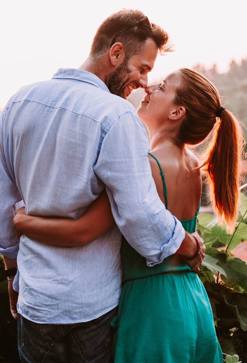 loving couple using the psychological trick to change the way they live their lives