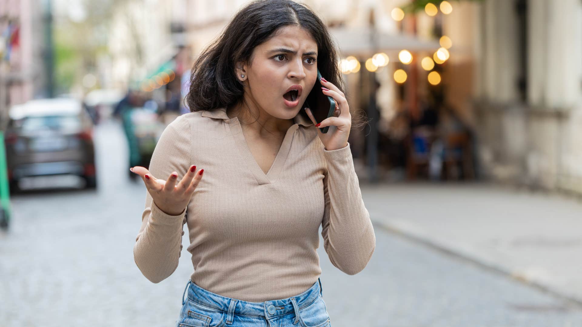 woman stuck in the thought trap of being jaded