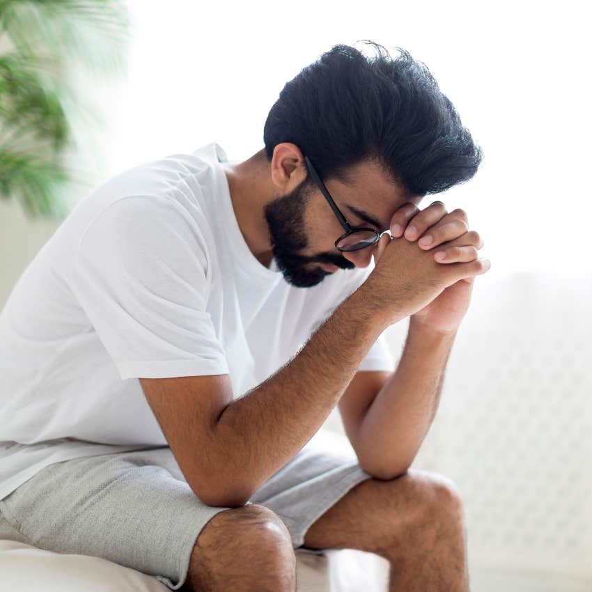 man who is always the strong one with a fear of rejection