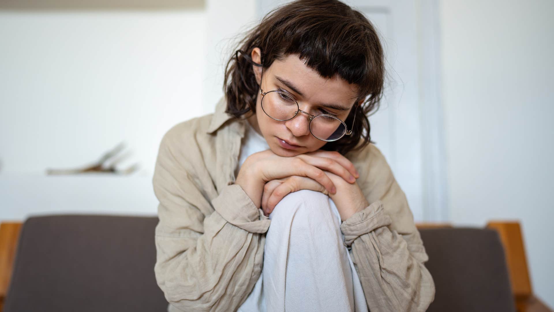 woman feeling exhausted after social interactions