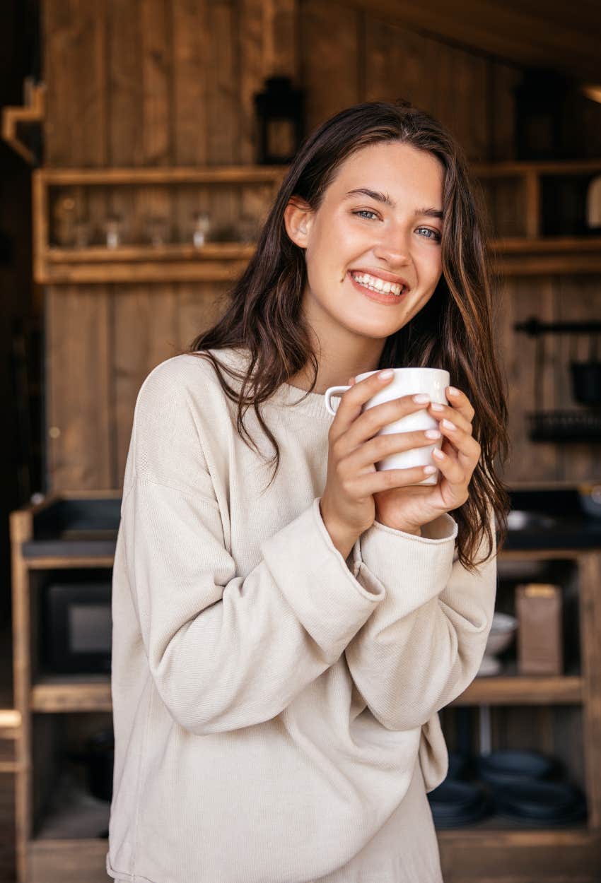 woman good mental health ways coffee makes you live longer