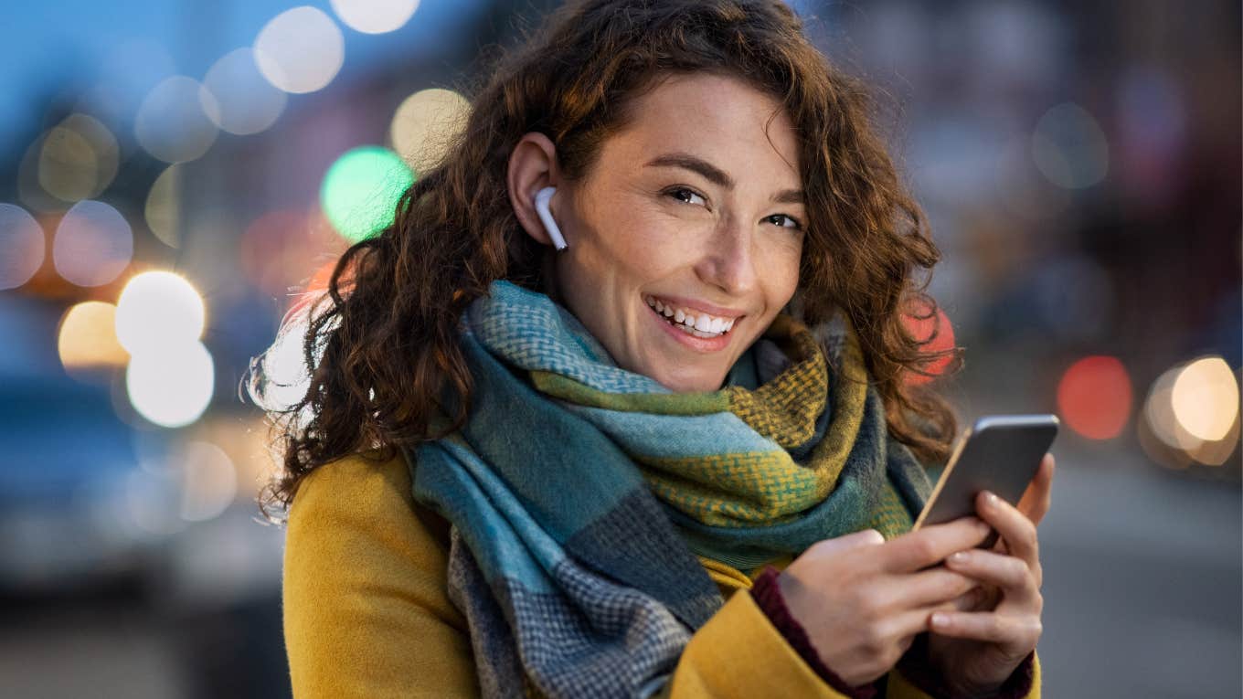Why People Trust ChatGPT Woman happily using ChatGPT and trusting it completely