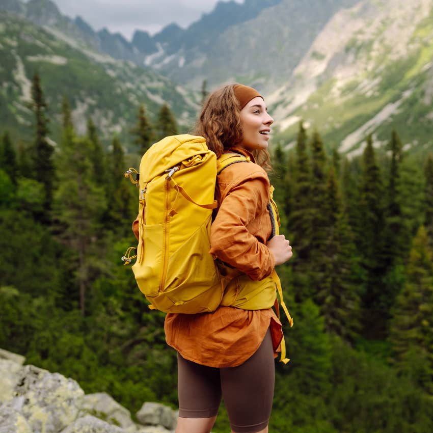 woman who is traveling the world