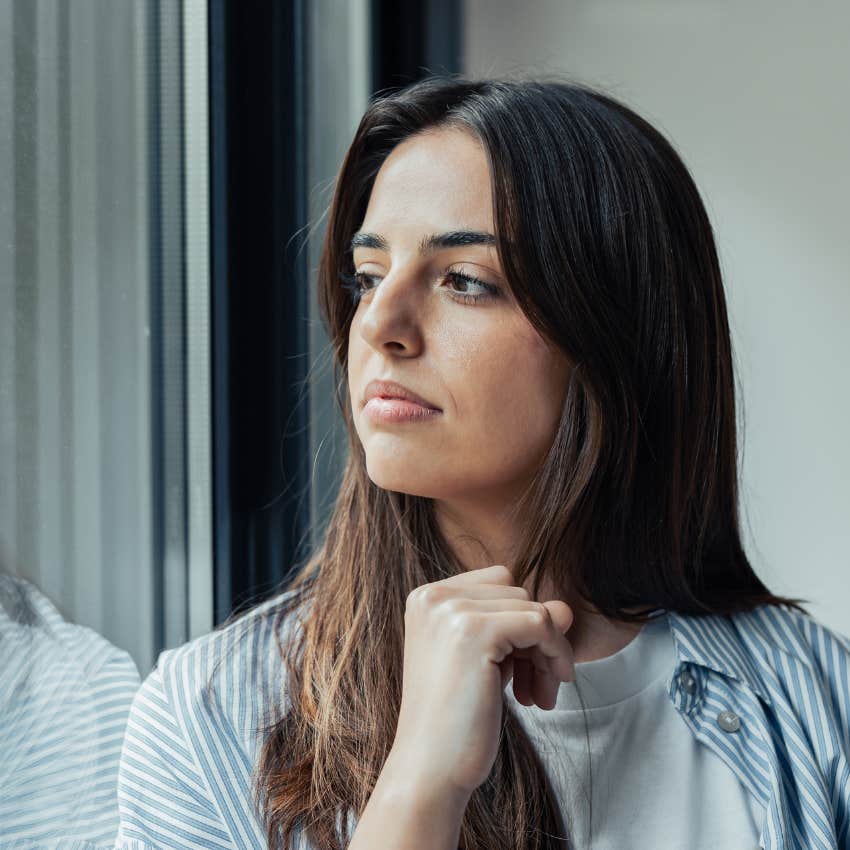 woman making a life-altering decision
