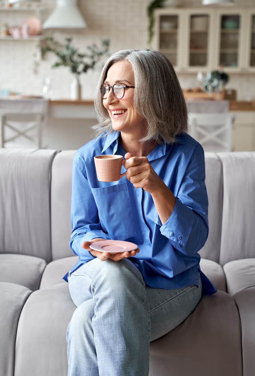 woman who drinks coffee daily will stay healthier well into old age