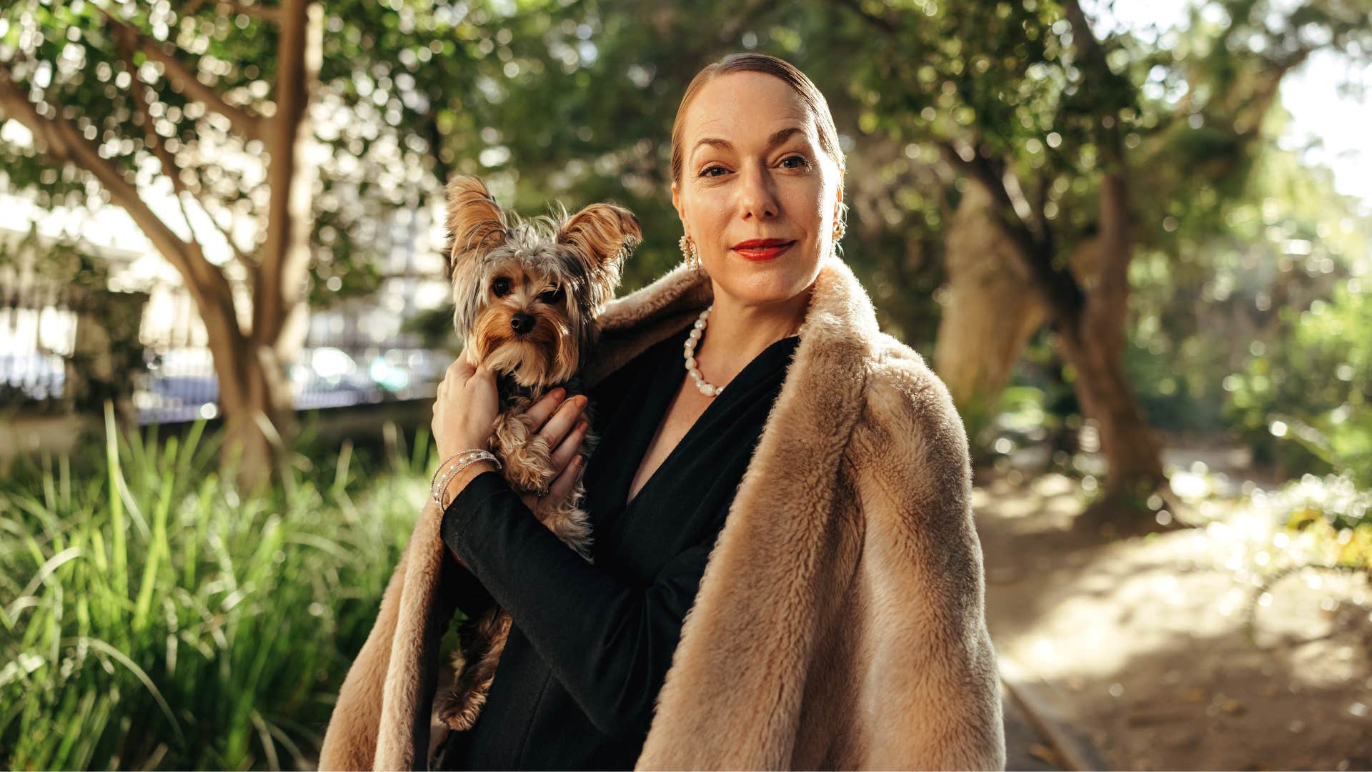 Woman prefers loyal pet