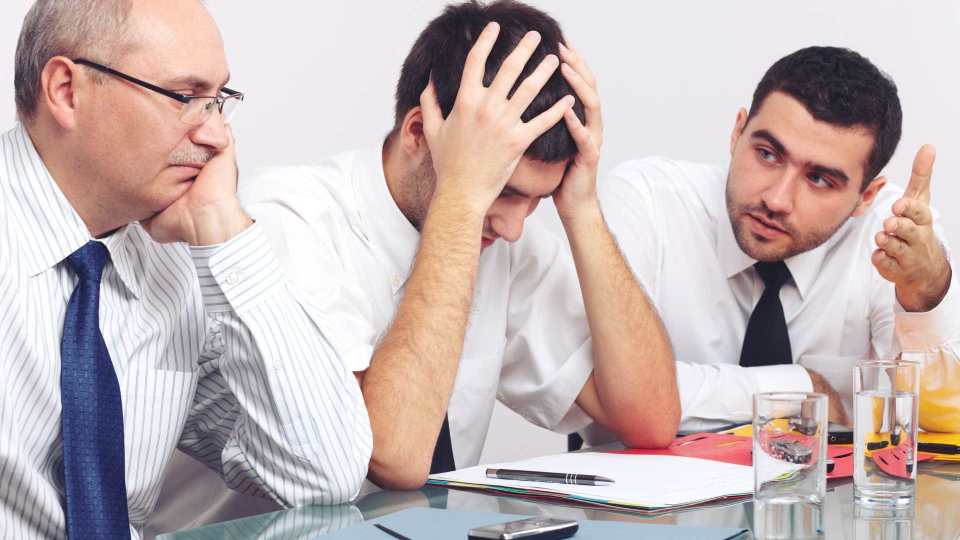 man who is constantly passed over for a promotion comparing himself to others