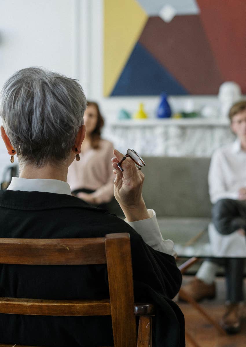 couple in therapy session