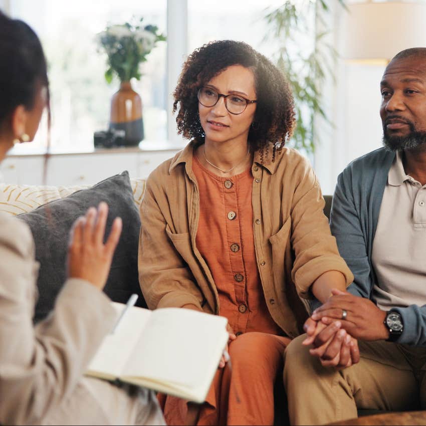 woman who has a genuine soul connection agreeing to seek help