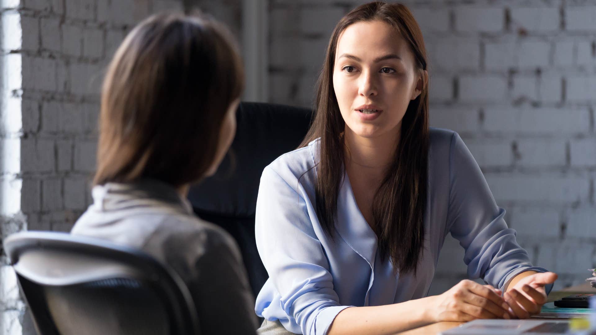 woman asking can you send that in an email to her boss