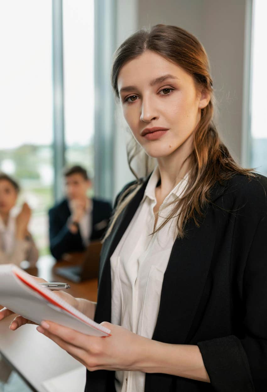 woman with nerve who CEO says should be hired