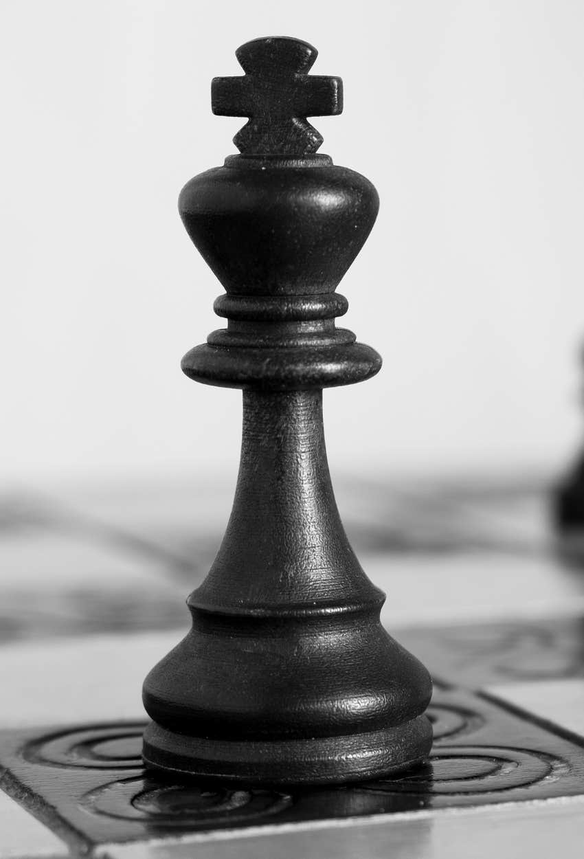 Dad wanted the chess piece to symbolize his son's self worth