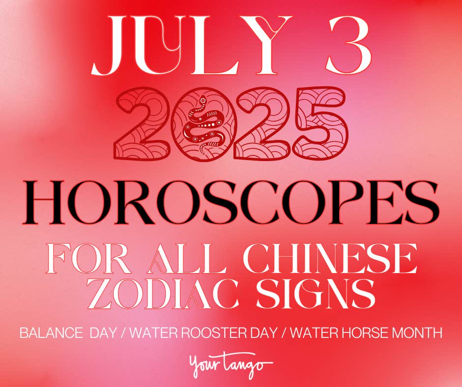 chinese zodiac signs horoscopes July 3 2025