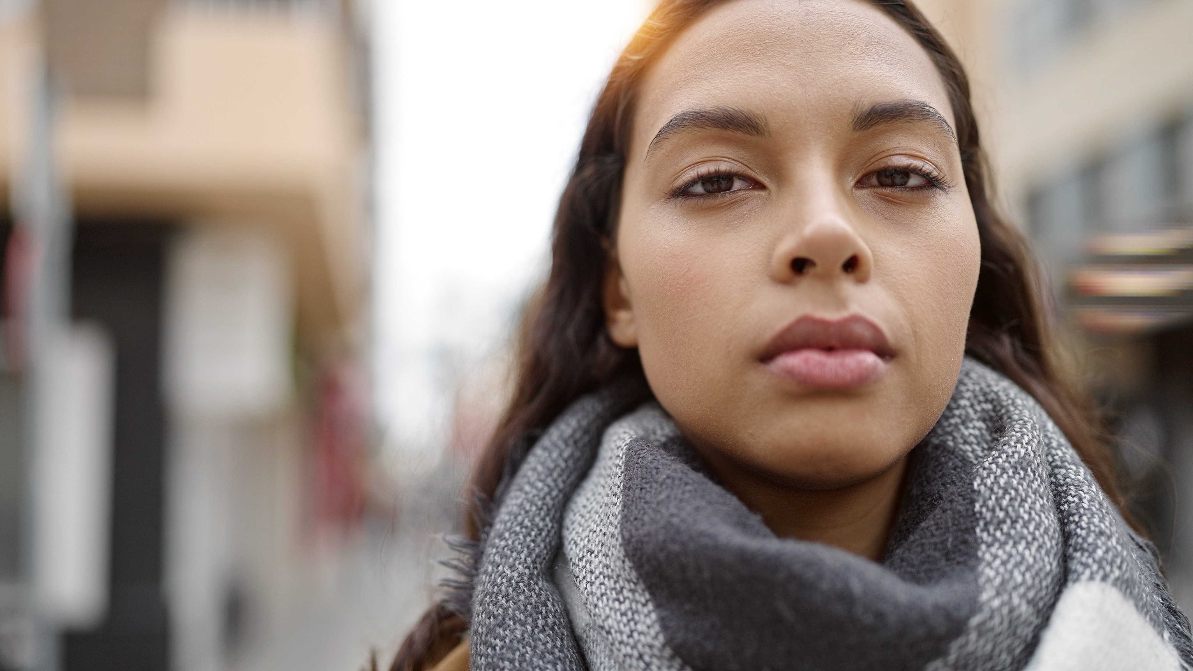 Concrete Signs Woman Trapped One-Sided Relationship Woman showing signs of being trapped in a one-sided relationship