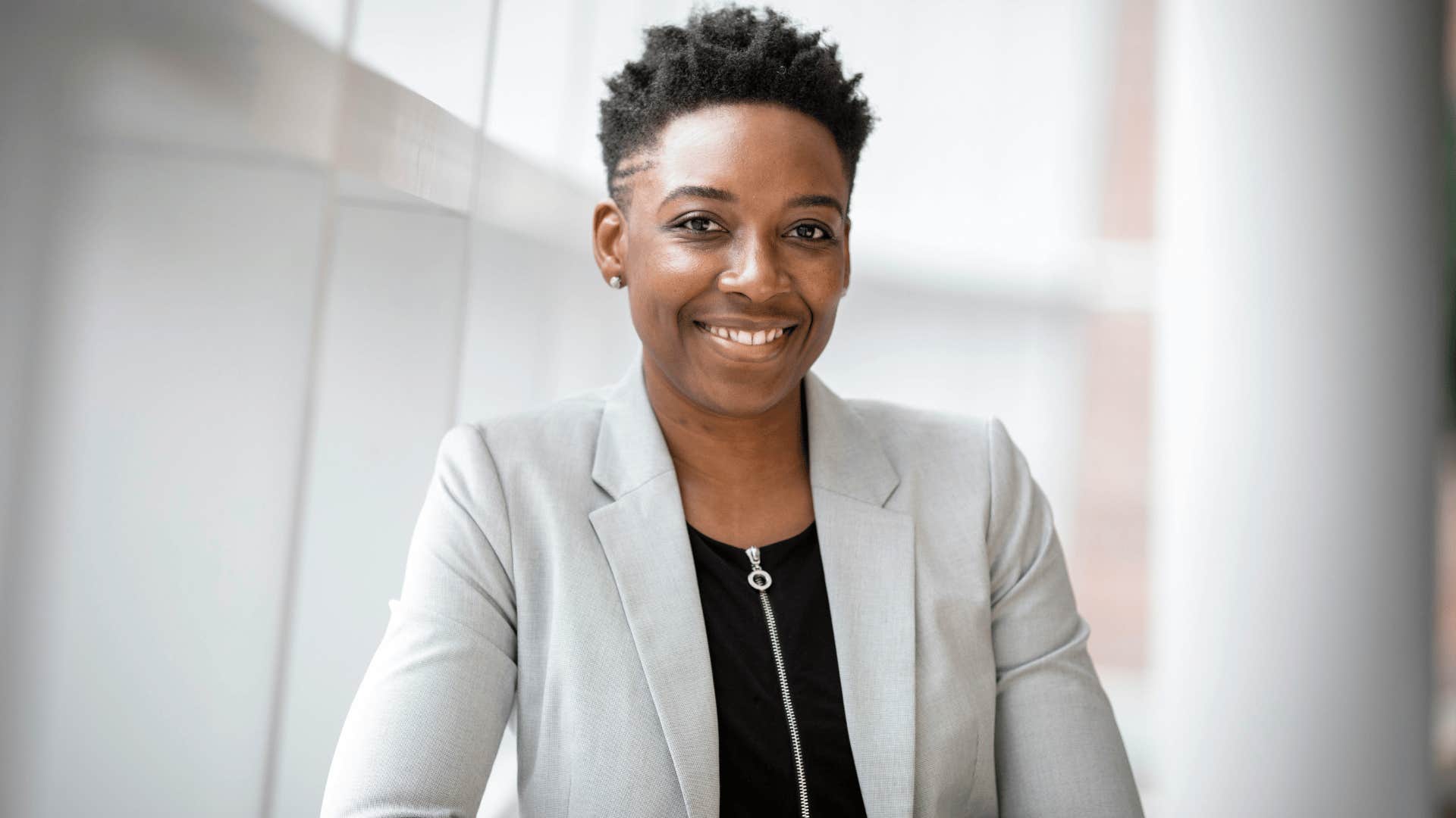 confident woman values herself