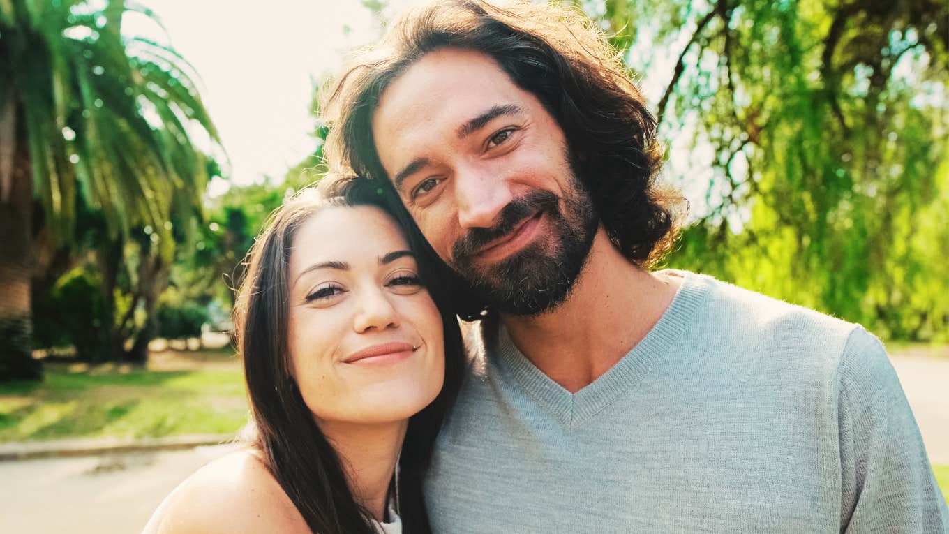 Couple in a magical marriage. 