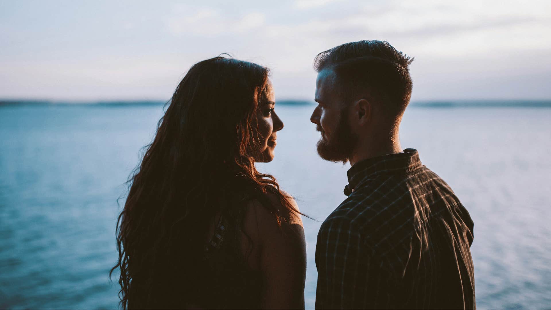 romantic couple who likes each other don't name call