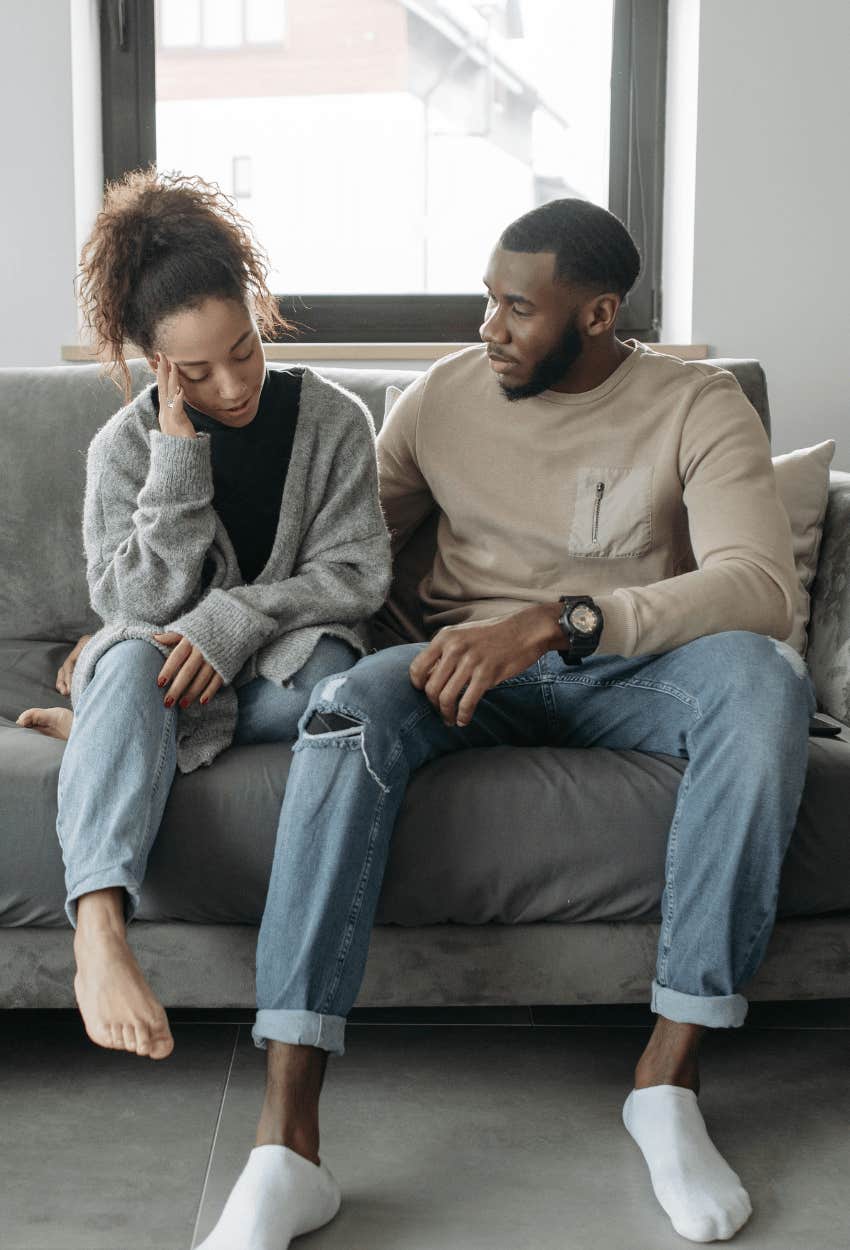 couple who loves each other offering to help