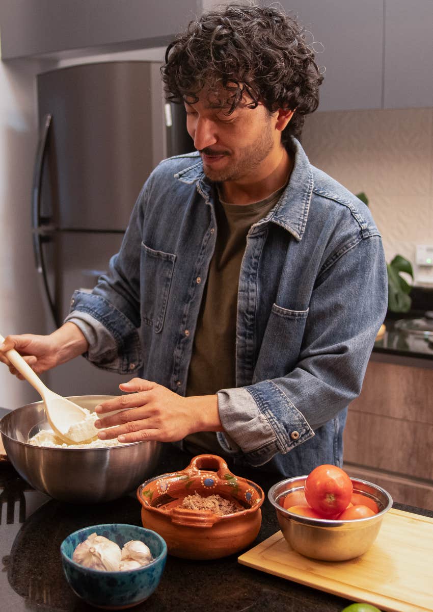 man creating ritual make figuring out what eat every day less overwhelming