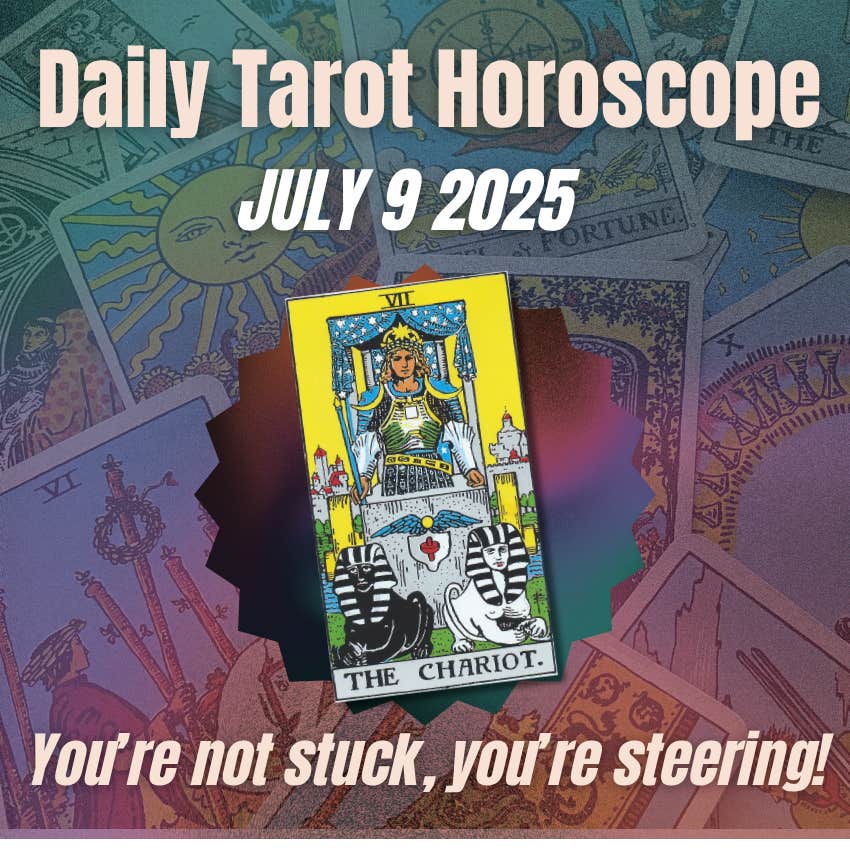 daily tarot horoscopes July 9 2025 chariot card