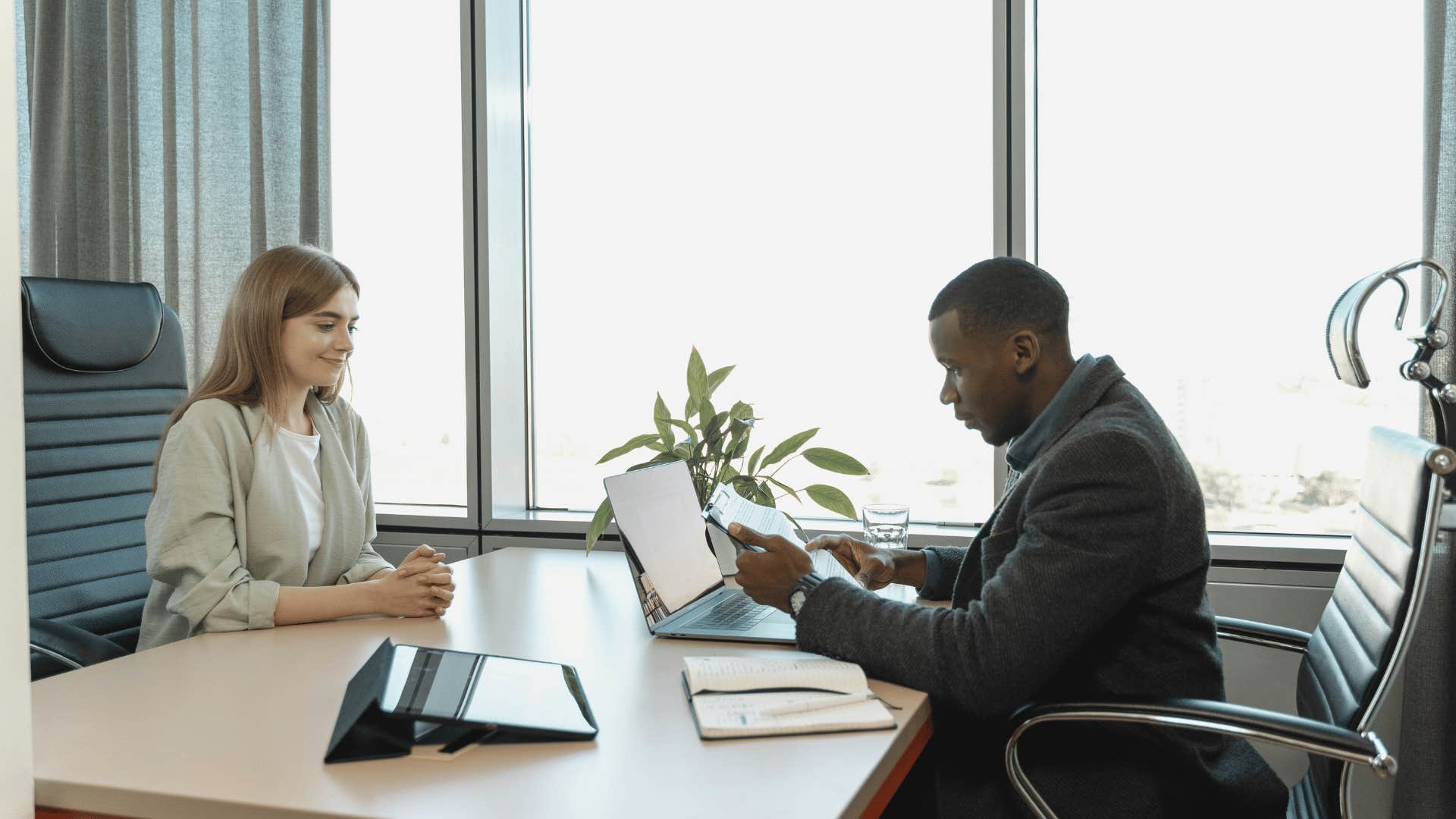 deeply respected woman not reacting to criticism