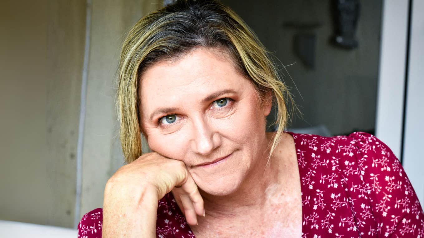 Phrases Deeply Unhappy Wives Use On A Regular Basis Deeply unhappy wife faking a smile.