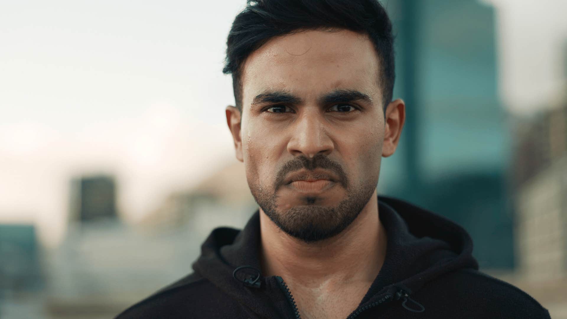 man is always angry when he talks to his ex who broke his heart