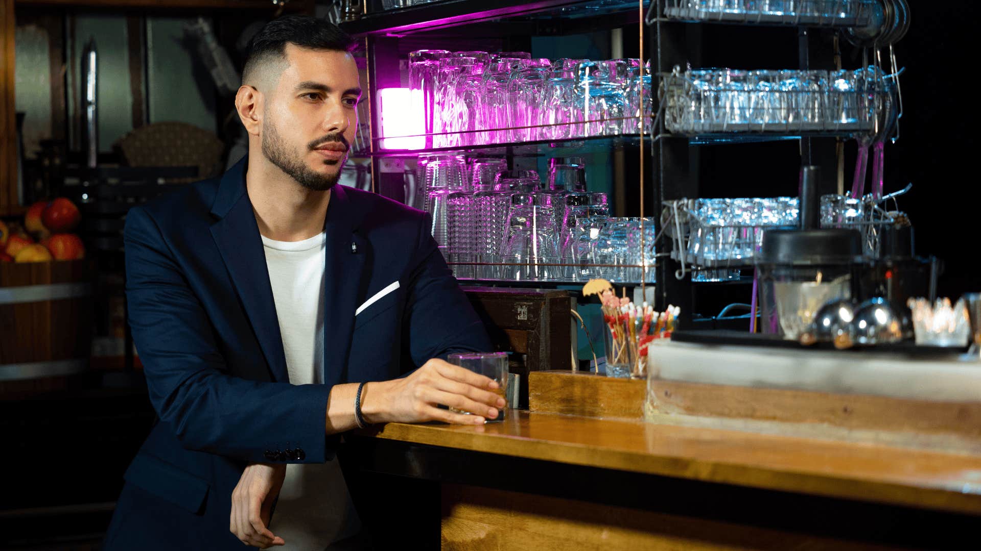 man has been overindulging since his ex broke his heart