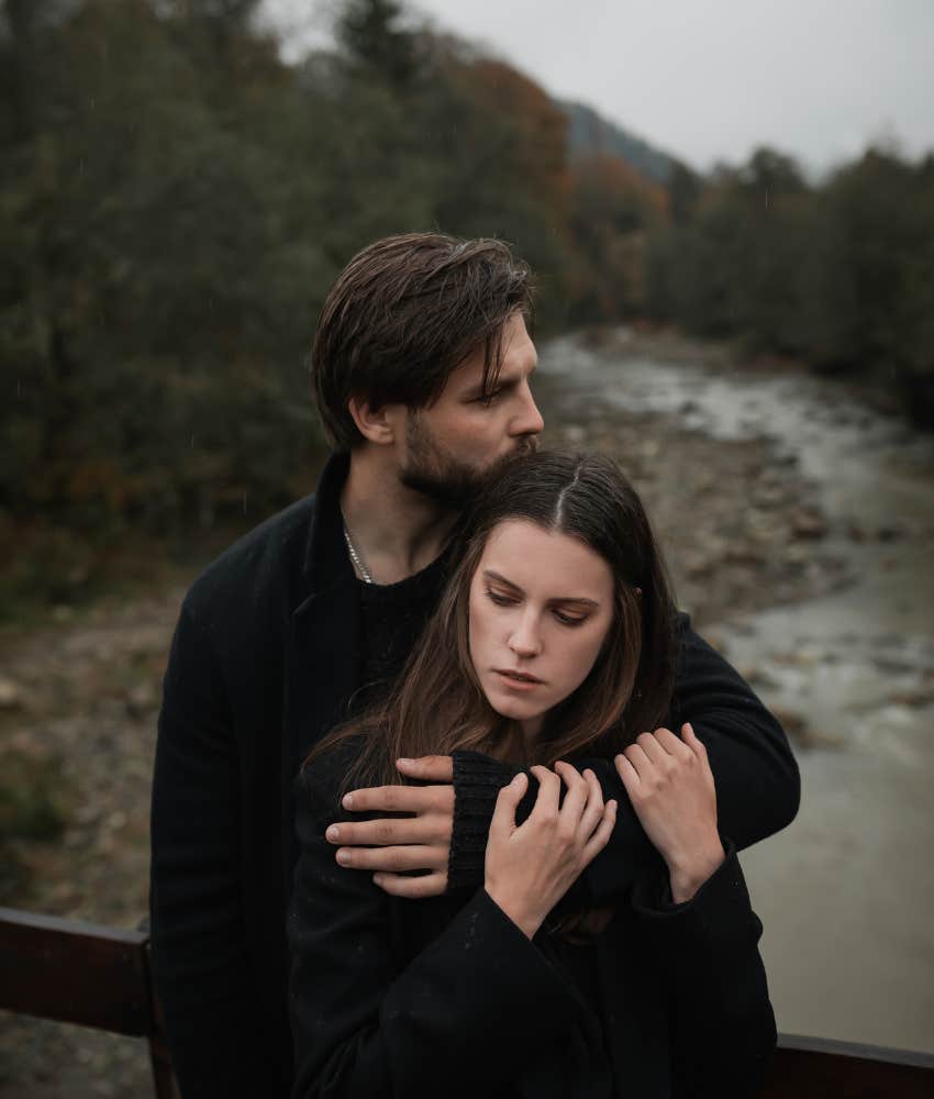 Devoted couple don't fight