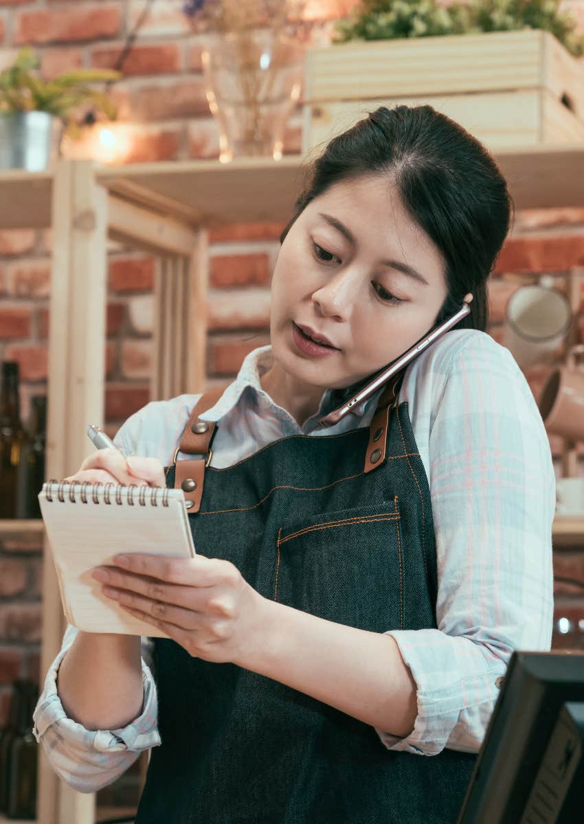 hospitality worker working in fast paced environment