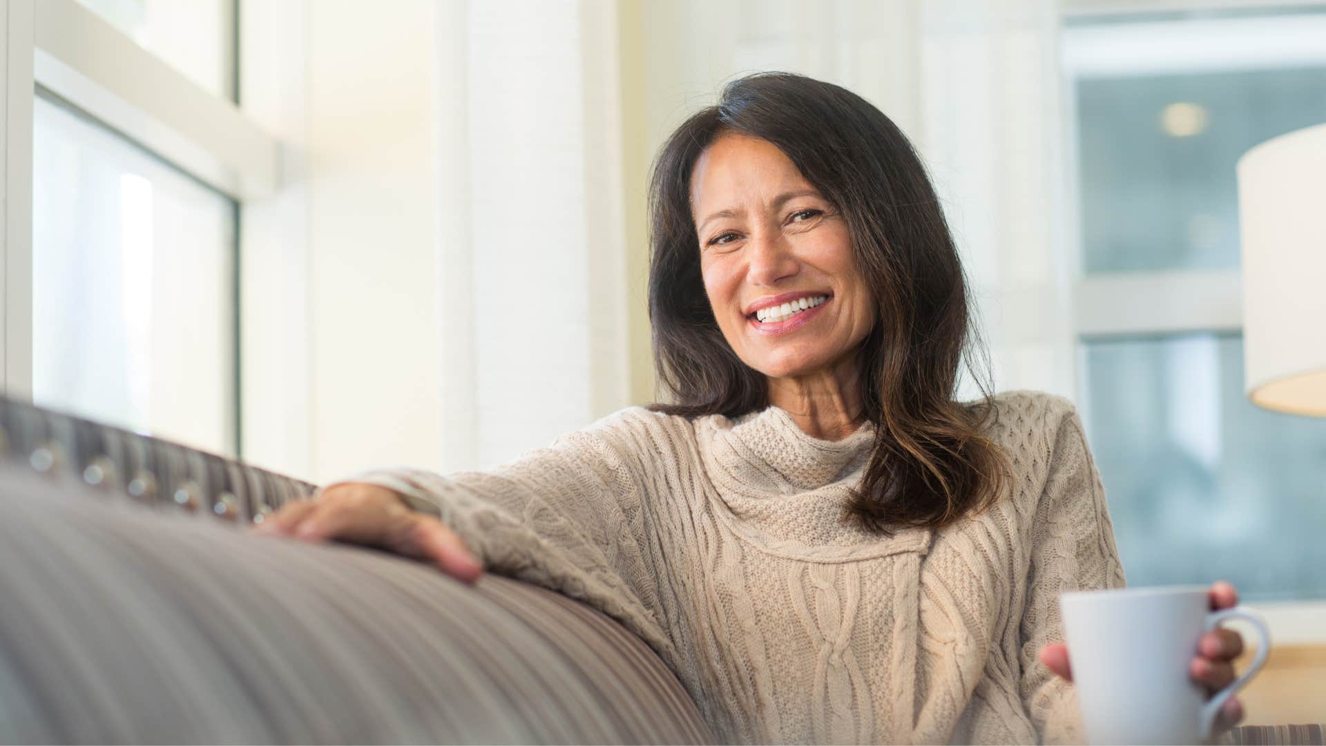 woman who lives below her means