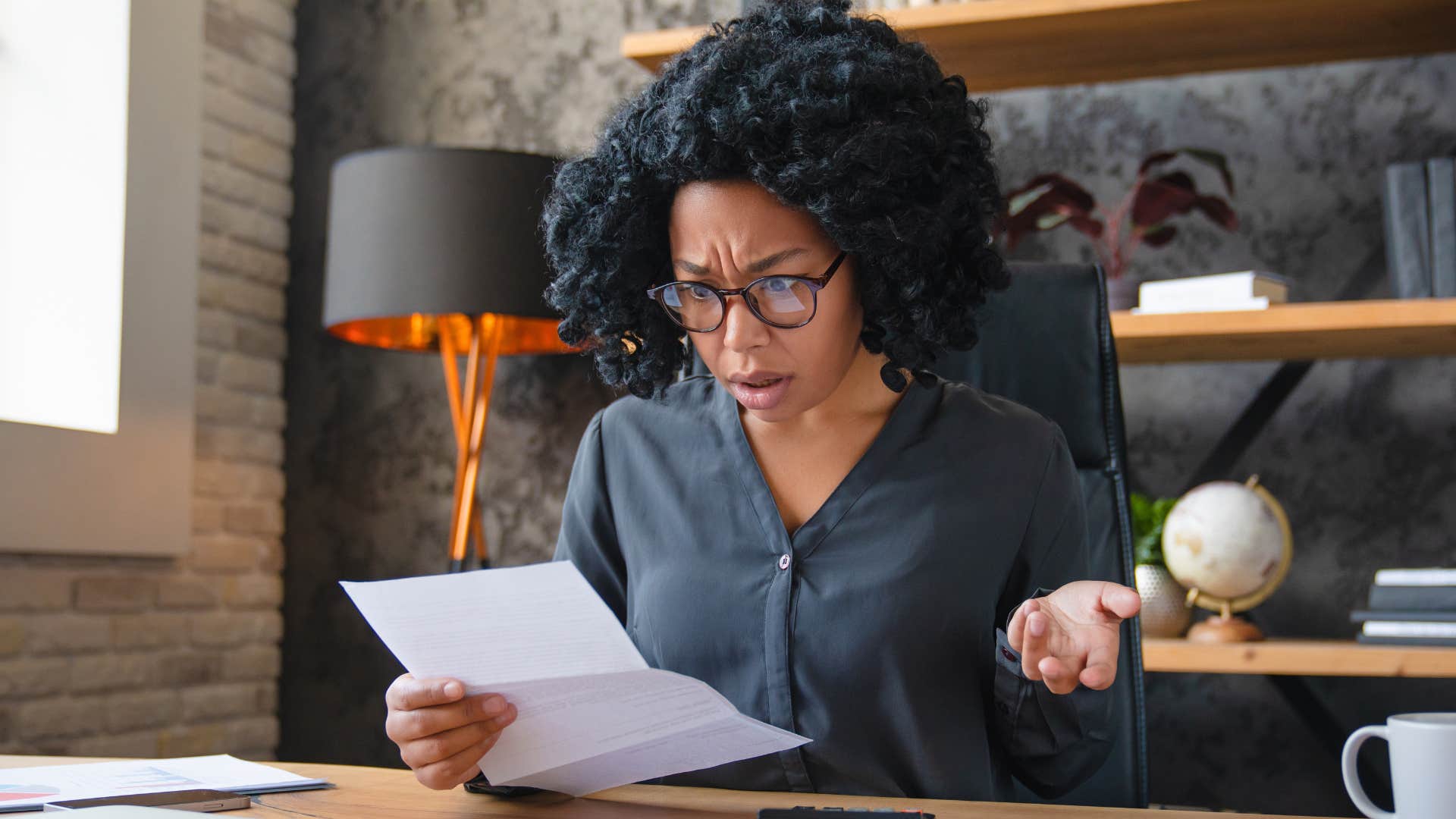Upset woman using payment plans and payday loans.