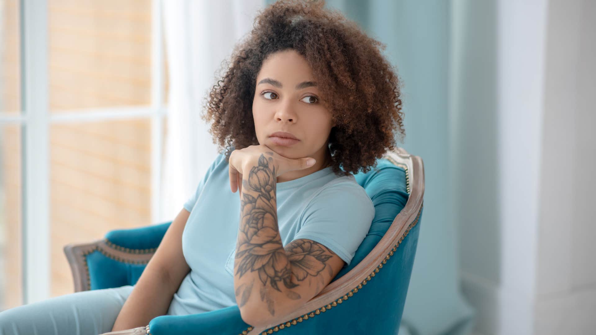 woman thinking about how shes settling for less than she deserves