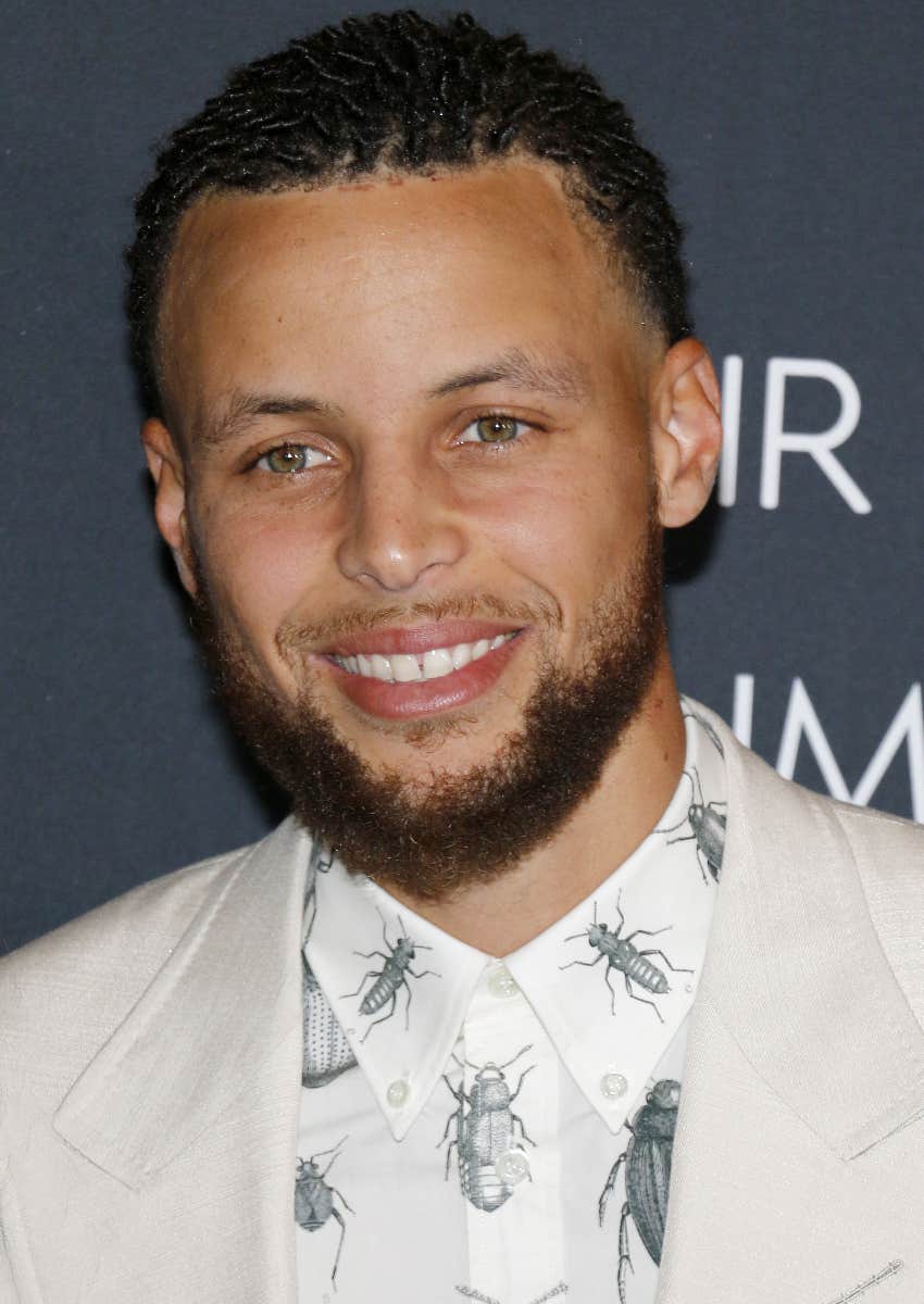 Stephen Curry on the red carpet