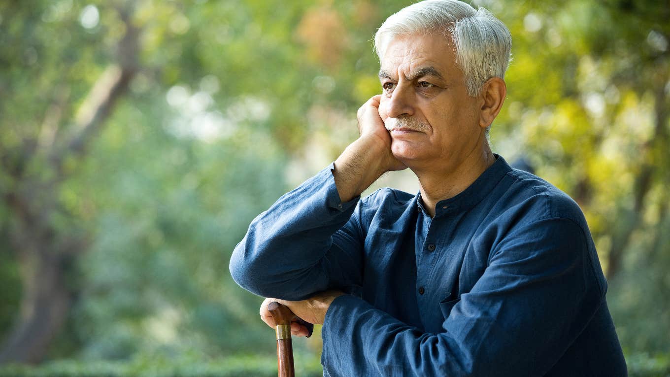 husband blindsided that wife of fifty years is leaving him distraught elderly man