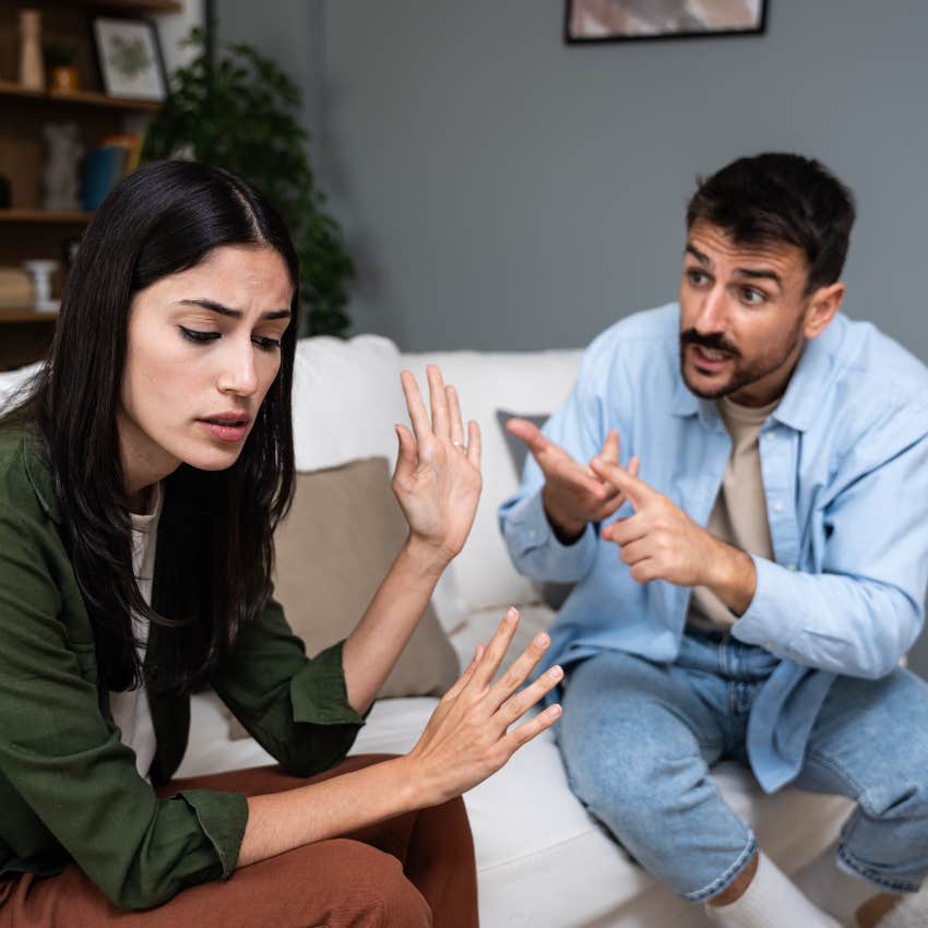 man saying in moment of anger you have no friends that shows he isn't ready for a mature relationship