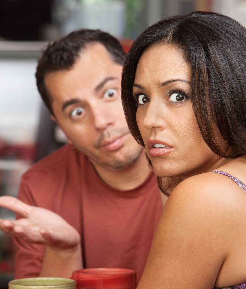 Person always takes blame in fight