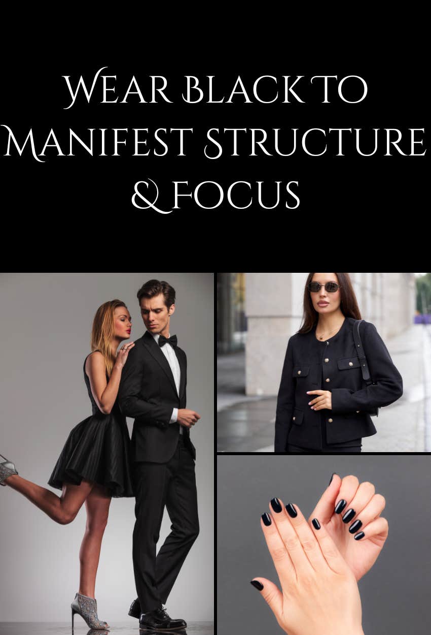 black lucky color wear manifest focus