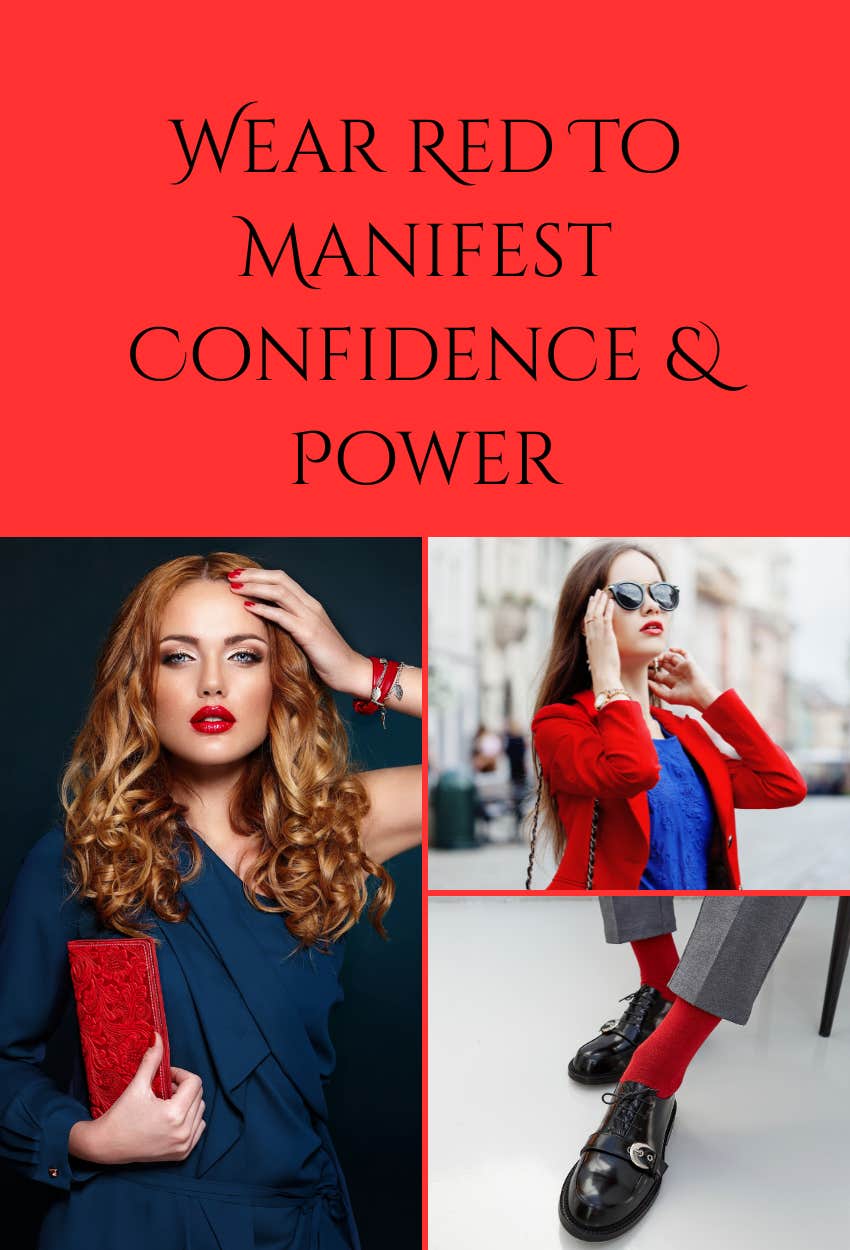 red lucky color wear manifest confidence