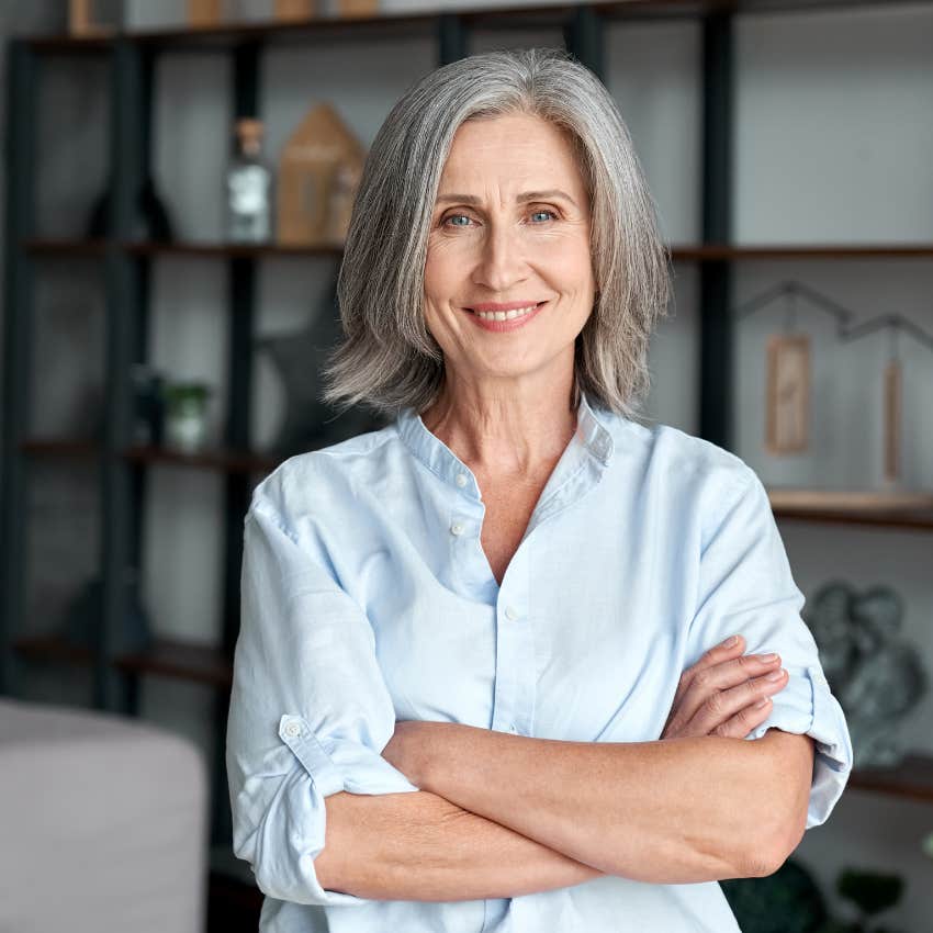 woman with the best years of her life not worrying about how to survive