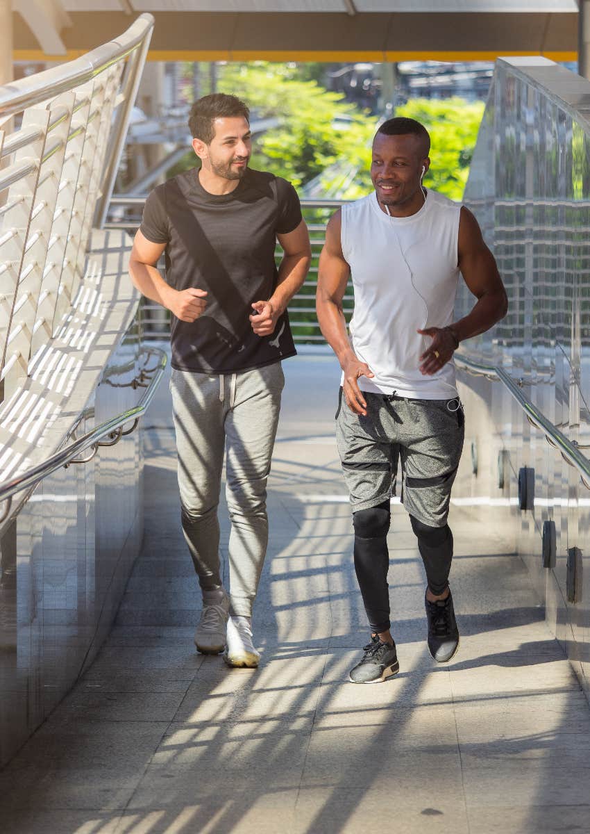 male friends in a healthy friendship