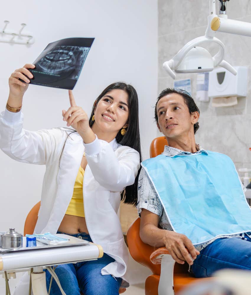 Man Insists That Going To The Dentist Is A Relaxing Experience Most People Have A Fear Of The Dentist