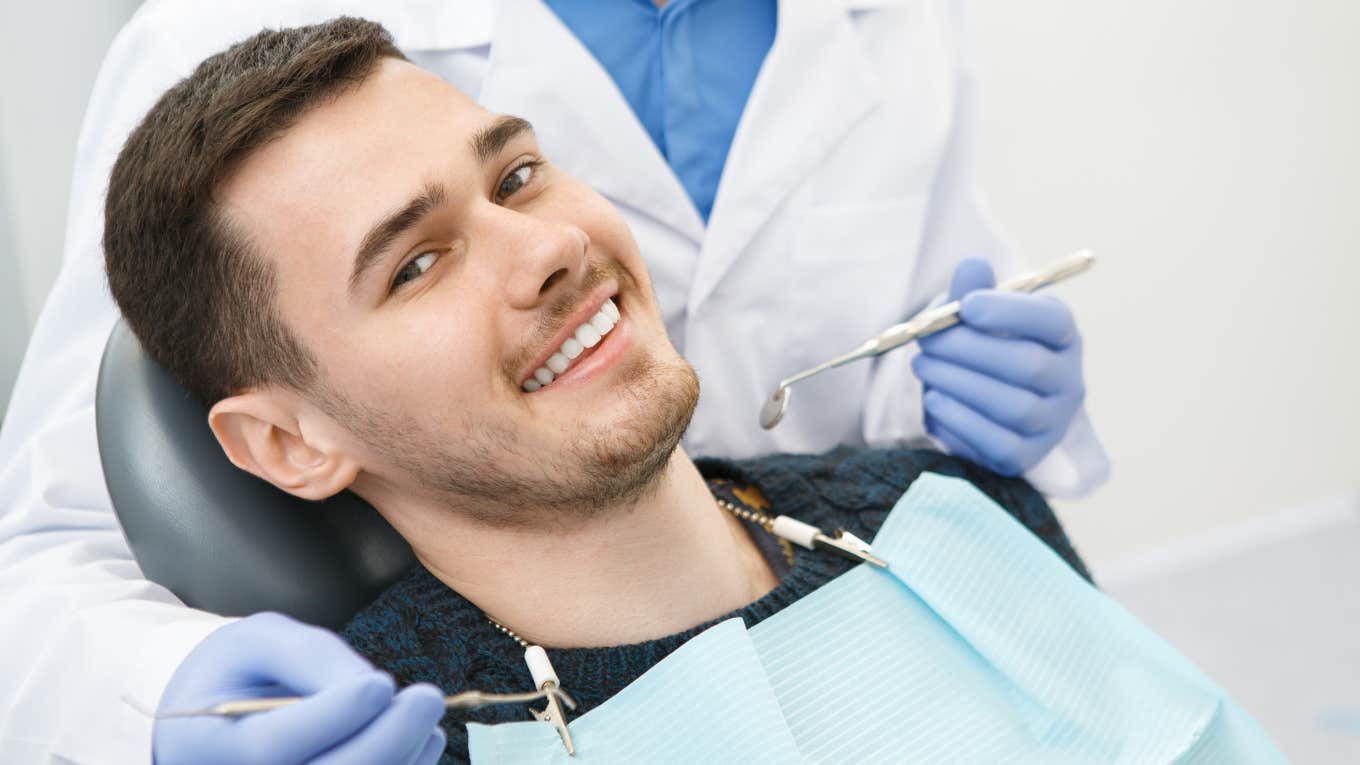 Man Insists That Going To The Dentist Is A Relaxing Experience Man Insists That Going To The Dentist Is A Relaxing Experience