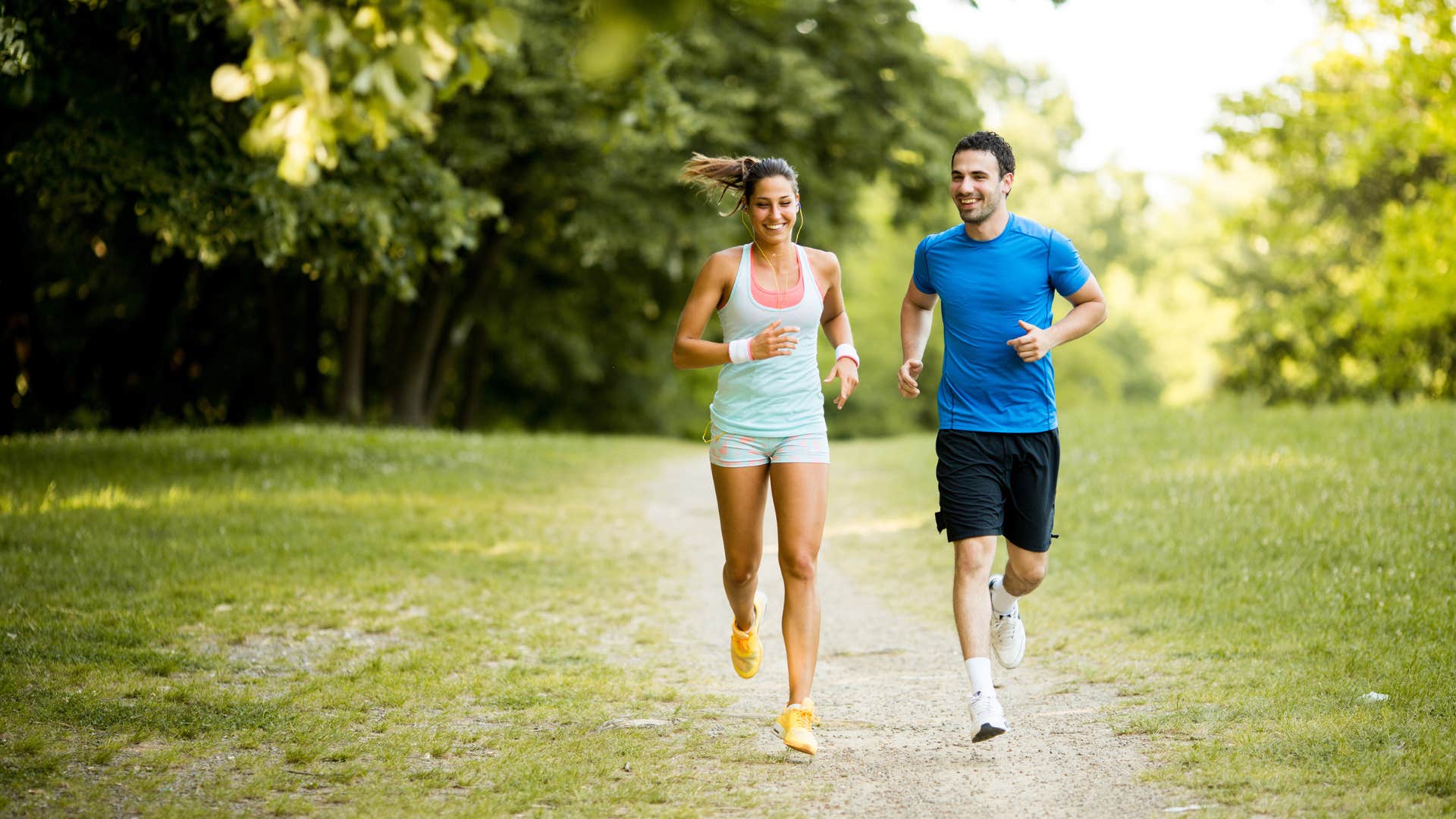 couple with the marriage habit of exercising