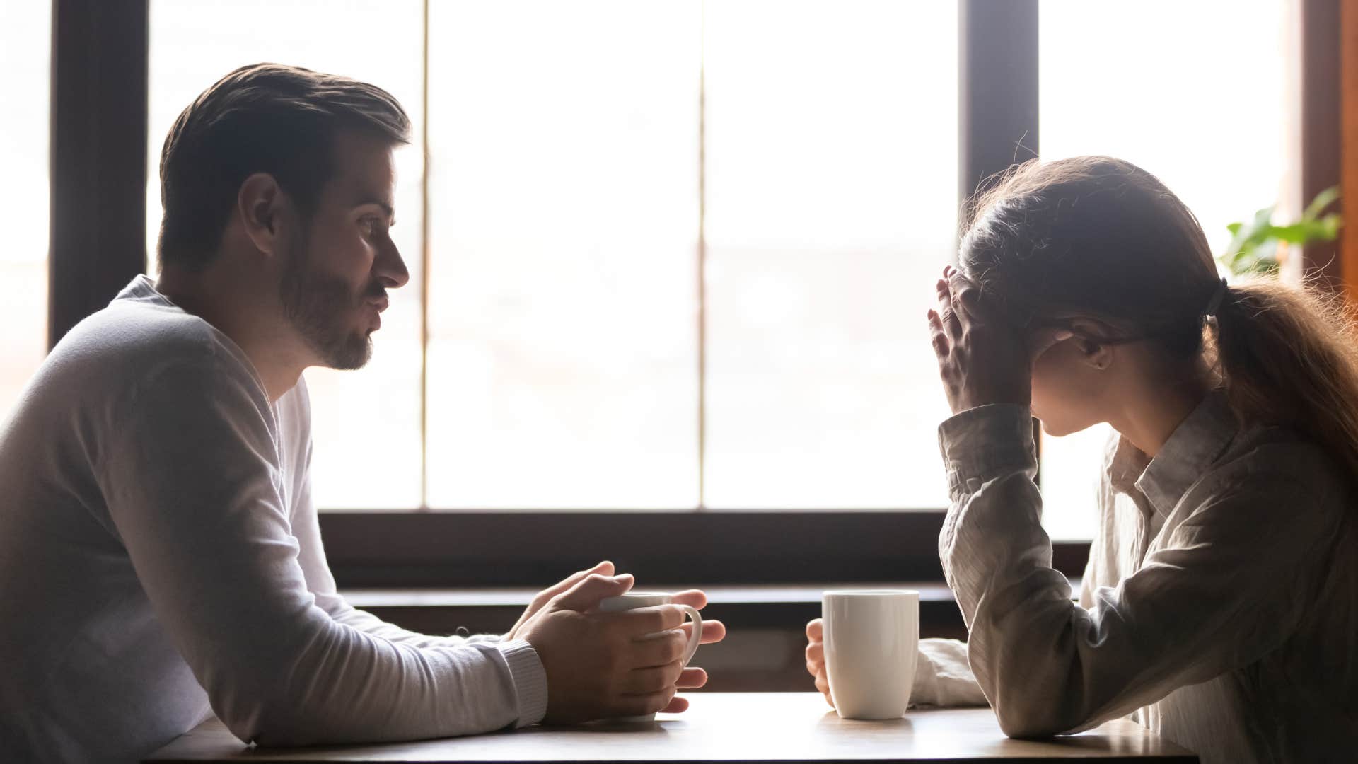 man who is drawn to chaotic women being something he is not