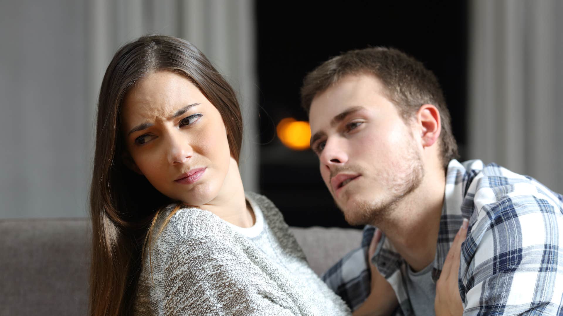 man who is drawn to chaotic woman and trying to fix her